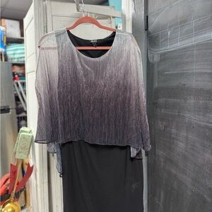 SLNY Black and Silver Dress
